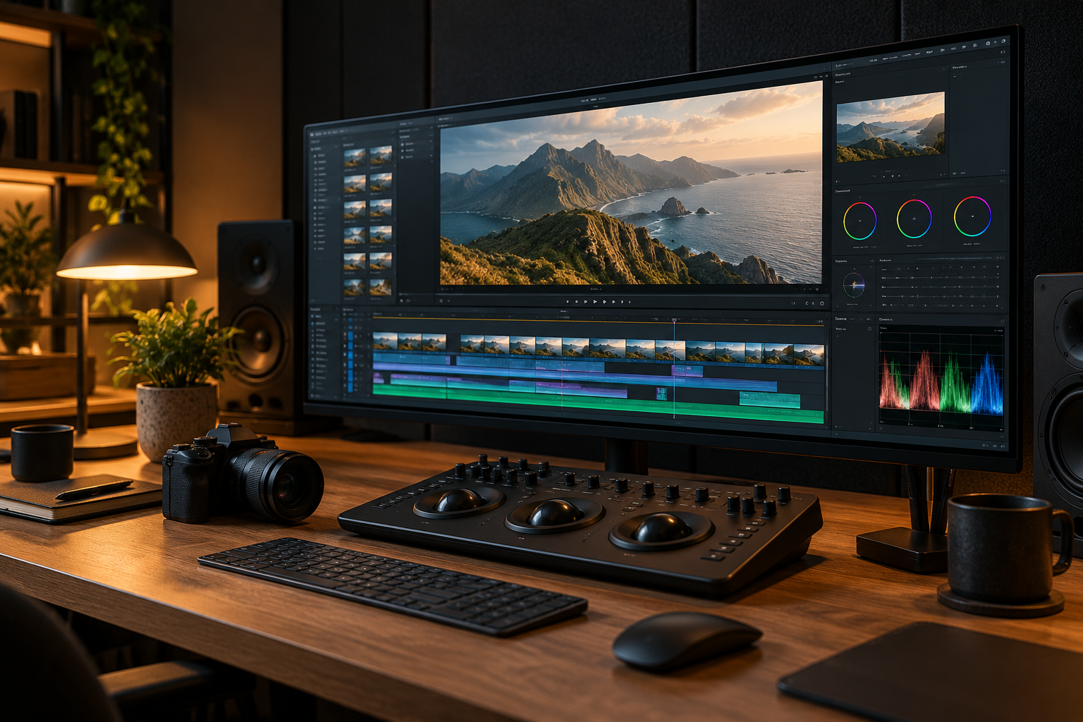 Studio de montage vidéo - Formation DaVinci Resolve